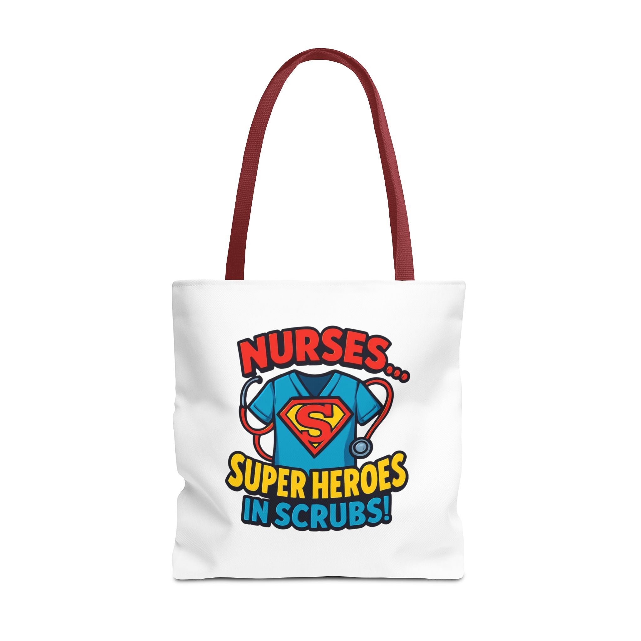 Nurse Tote Bag — "Nurses... Super Heroes in Scrubs" Gift Tote