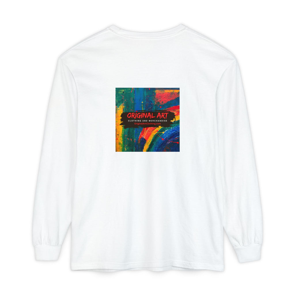 Journalism Unisex Garment-dyed Long Sleeve T-Shirt
