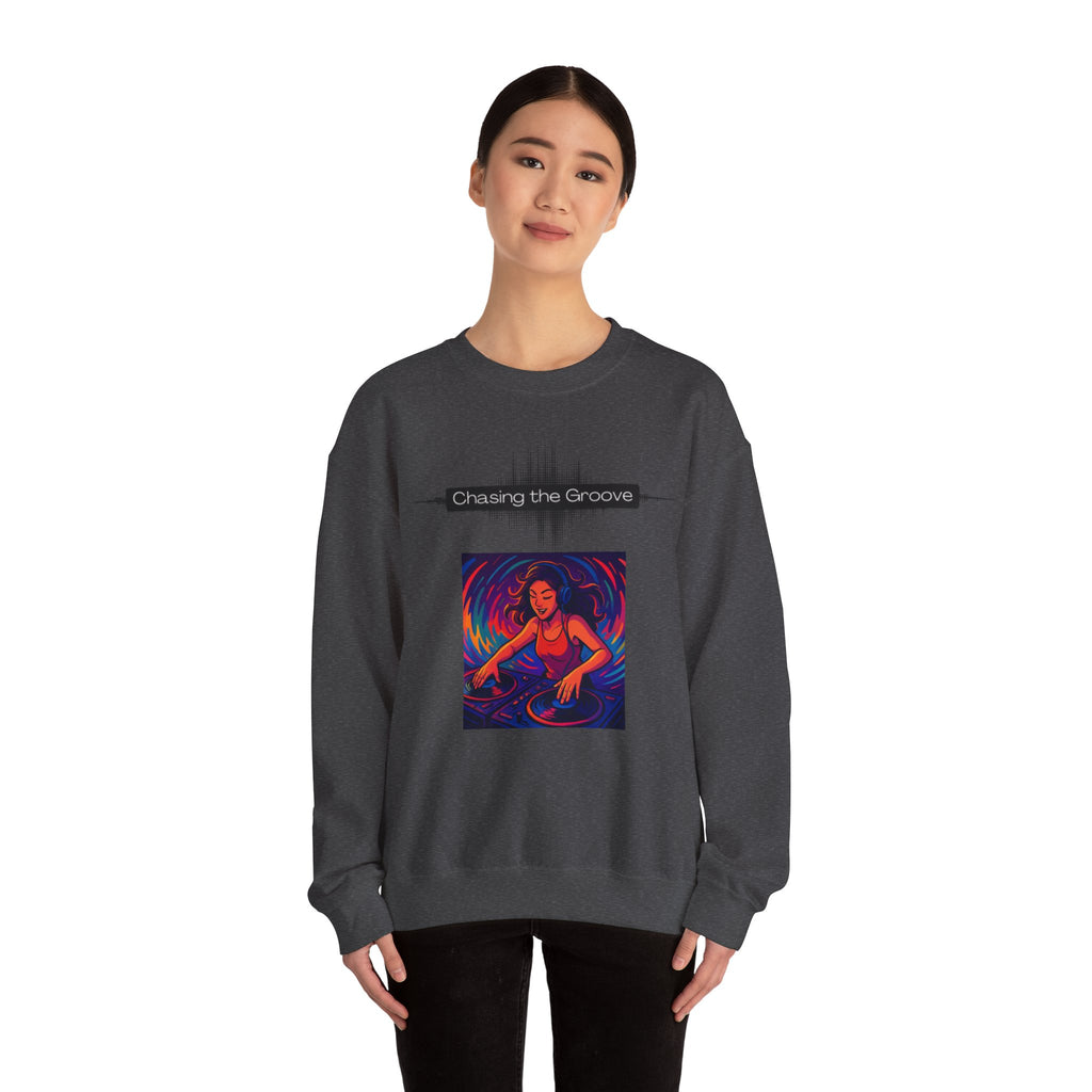 “Chasing the Groove” Soundwave Music Pullover--Crewneck Sweatshirt