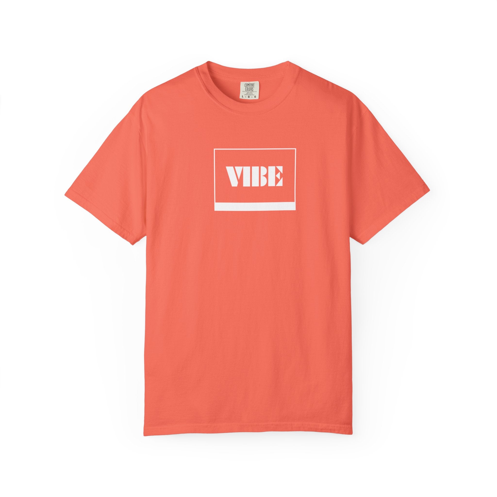 Vibe Unisex Garment-Dyed T-shirt | Casual Wear, Summer Fashion, Gift for Friends, Positive Vibes, Unique Streetwear