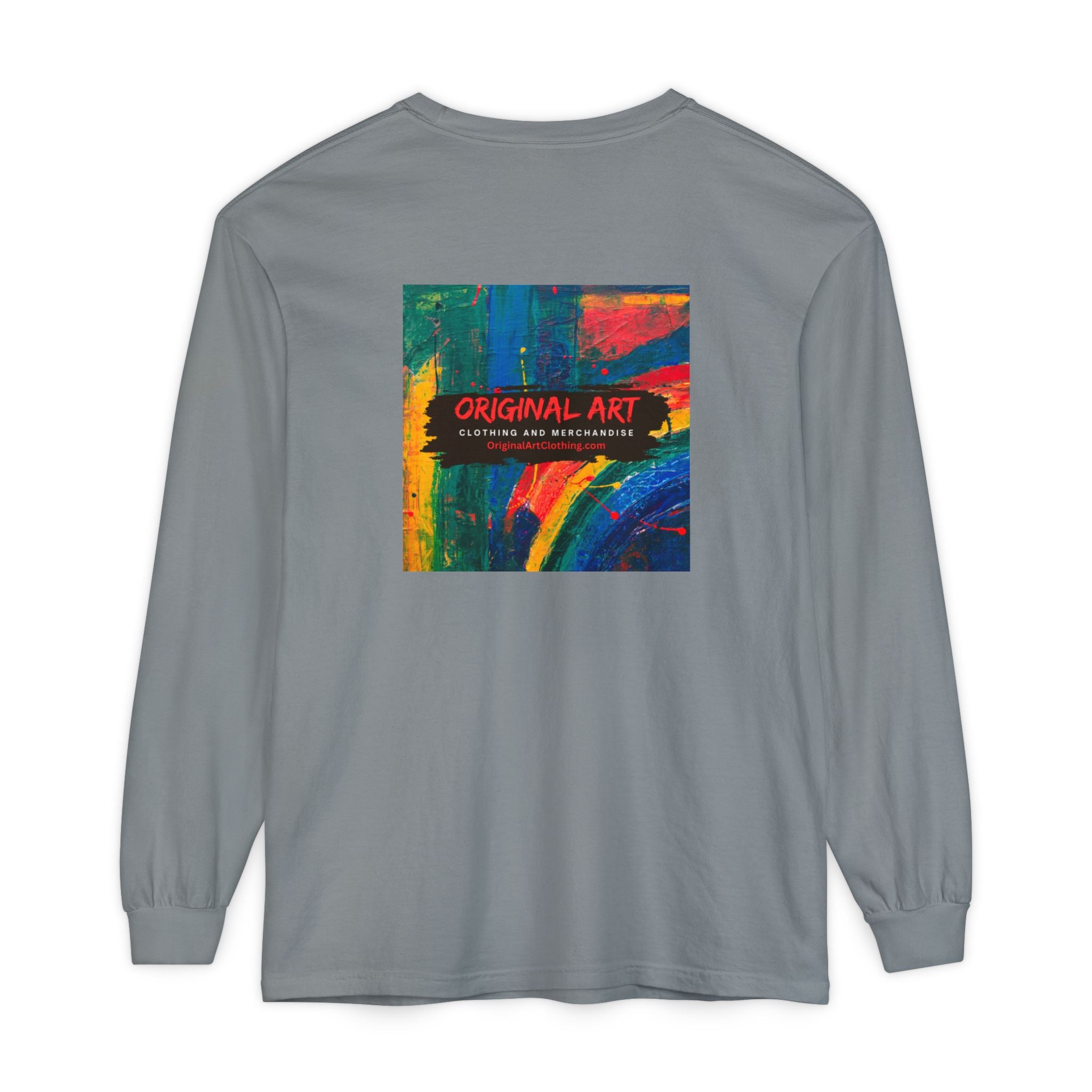 TV News Videographer: Unisex Garment-dyed Long Sleeve T-Shirt