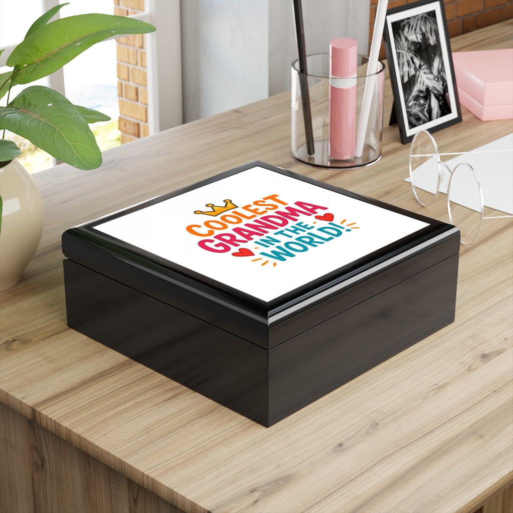 Coolest Grandma in the World Jewelry Box