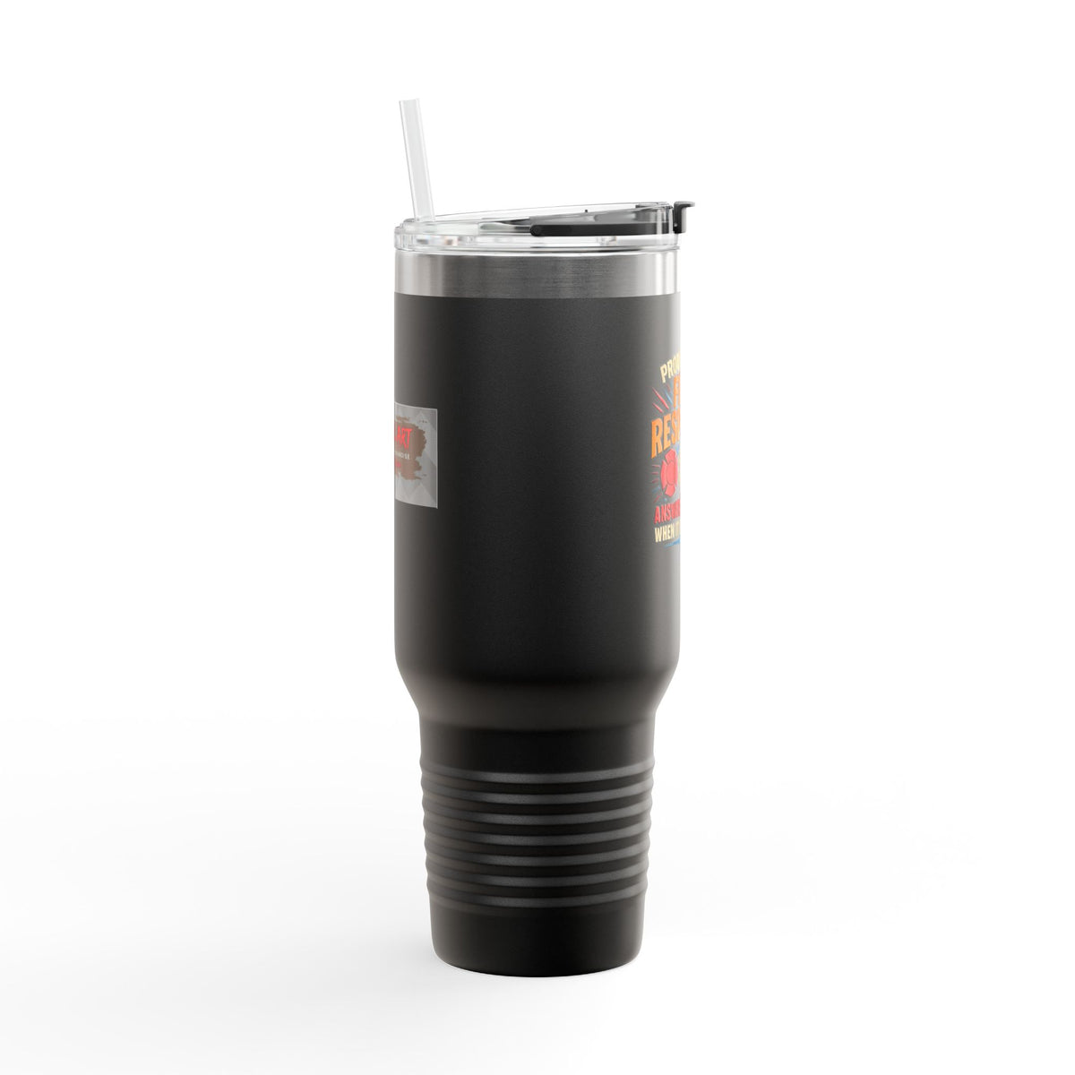 40oz Insulated Travel Mug - First Responder Appreciation Design (Answering the Call)