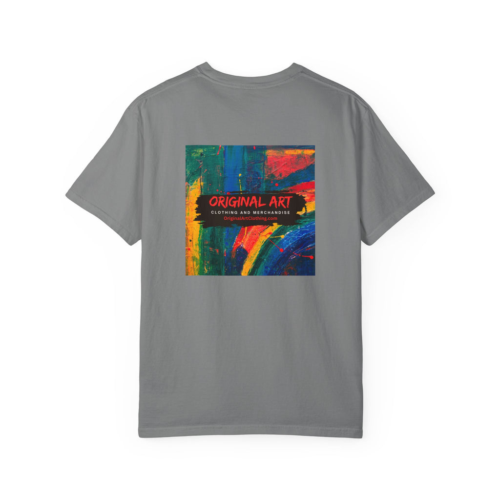 What Up! Tee — Casual Graphic T-Shirt with 'what up!' Front & Original Art Back