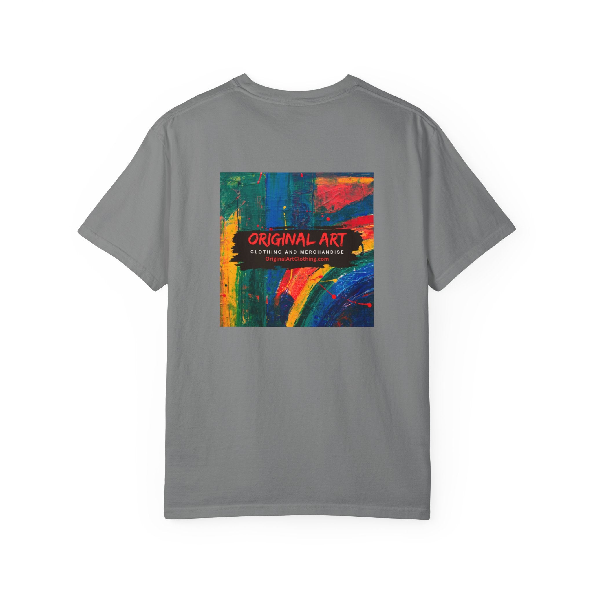 What Up! Tee — Casual Graphic T-Shirt with 'what up!' Front & Original Art Back