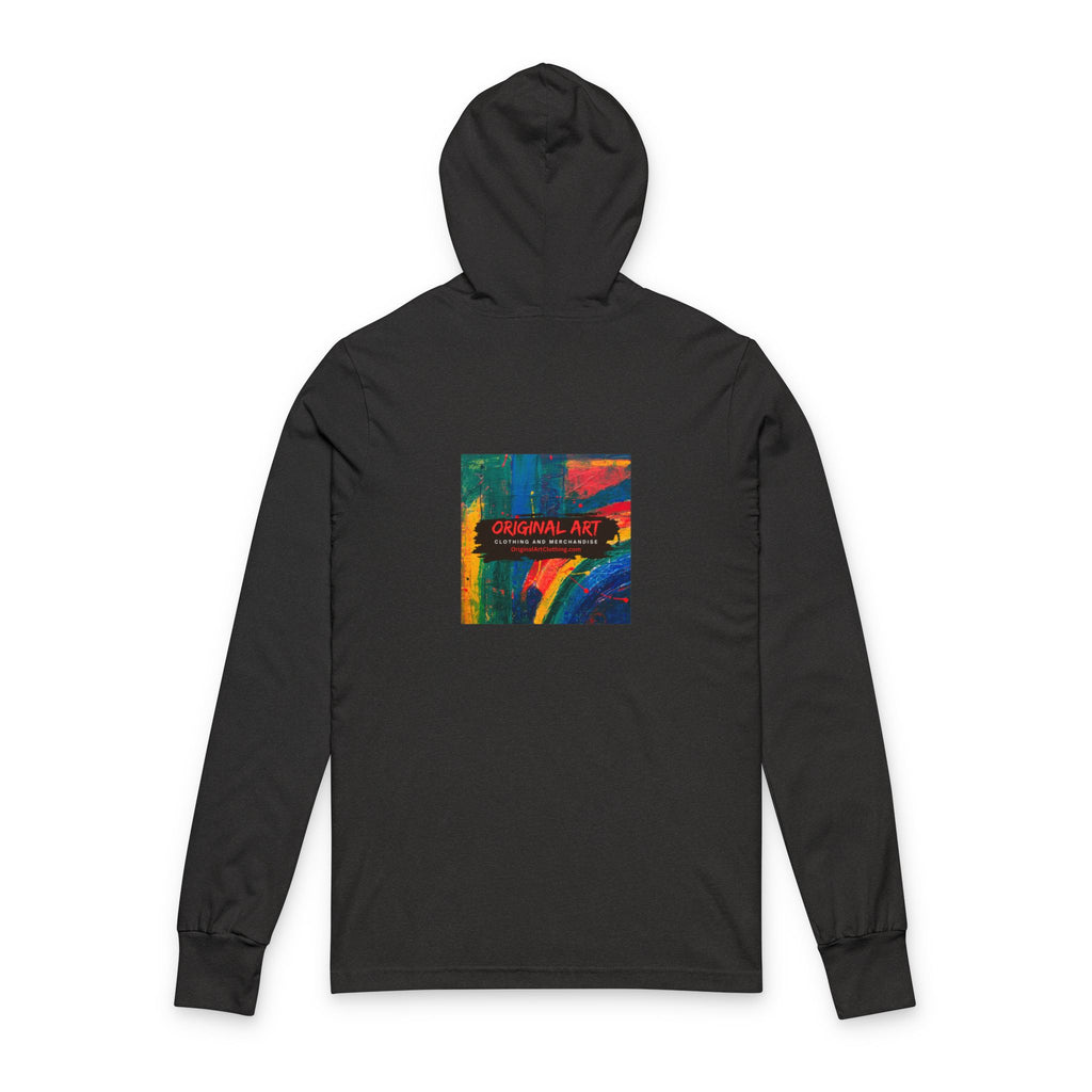 Live Music Is My Jam Hooded Tee — Guitar & Mic Graphic Long Sleeve