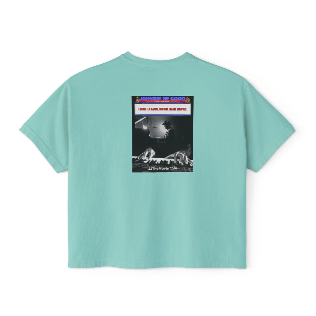 Johnnie Be Good Movie Boxy Tee — 'Johann de Wood' Graphic Tee