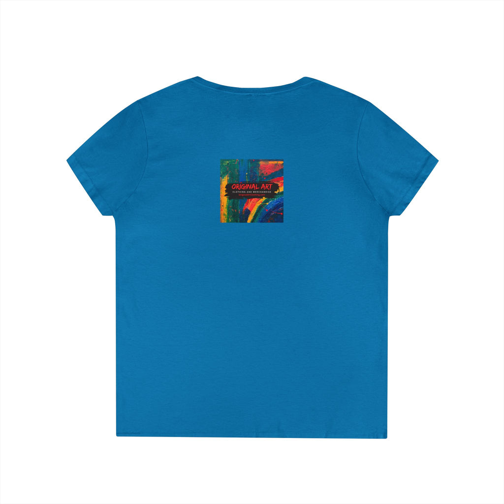 Nurse Superhero V‑Neck Tee — "Nurses Super Heroes in Scrubs"