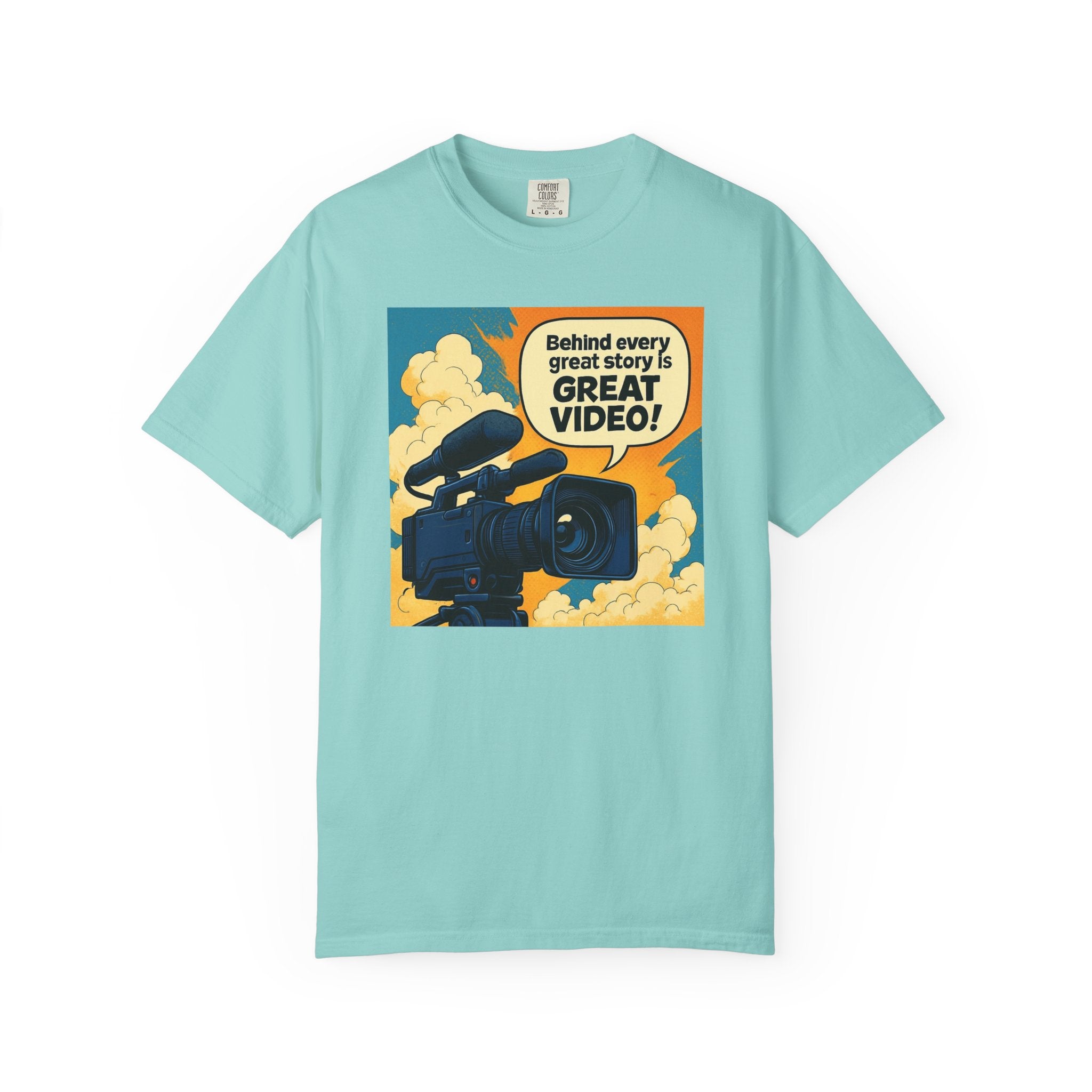 TV News Videographer Unisex Garment-Dyed T-shirt