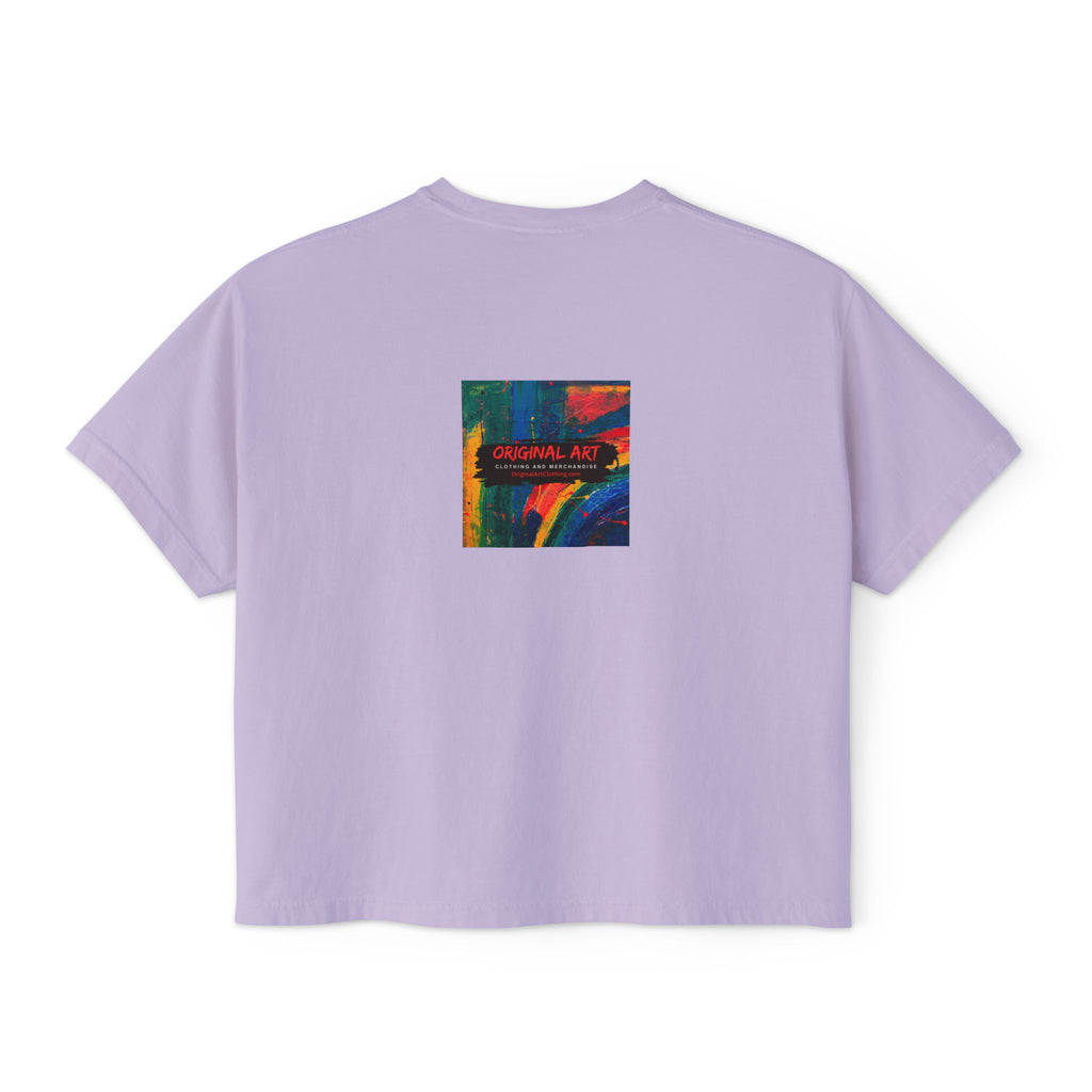 Teacher Boxy Tee — "I teach. Every Day Is Bring Your Sense of Humor to Work Day"