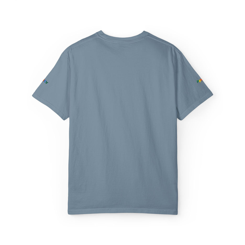 "Fancy" Colorful Logo T-Shirt — Small Chest & Sleeve Graphic