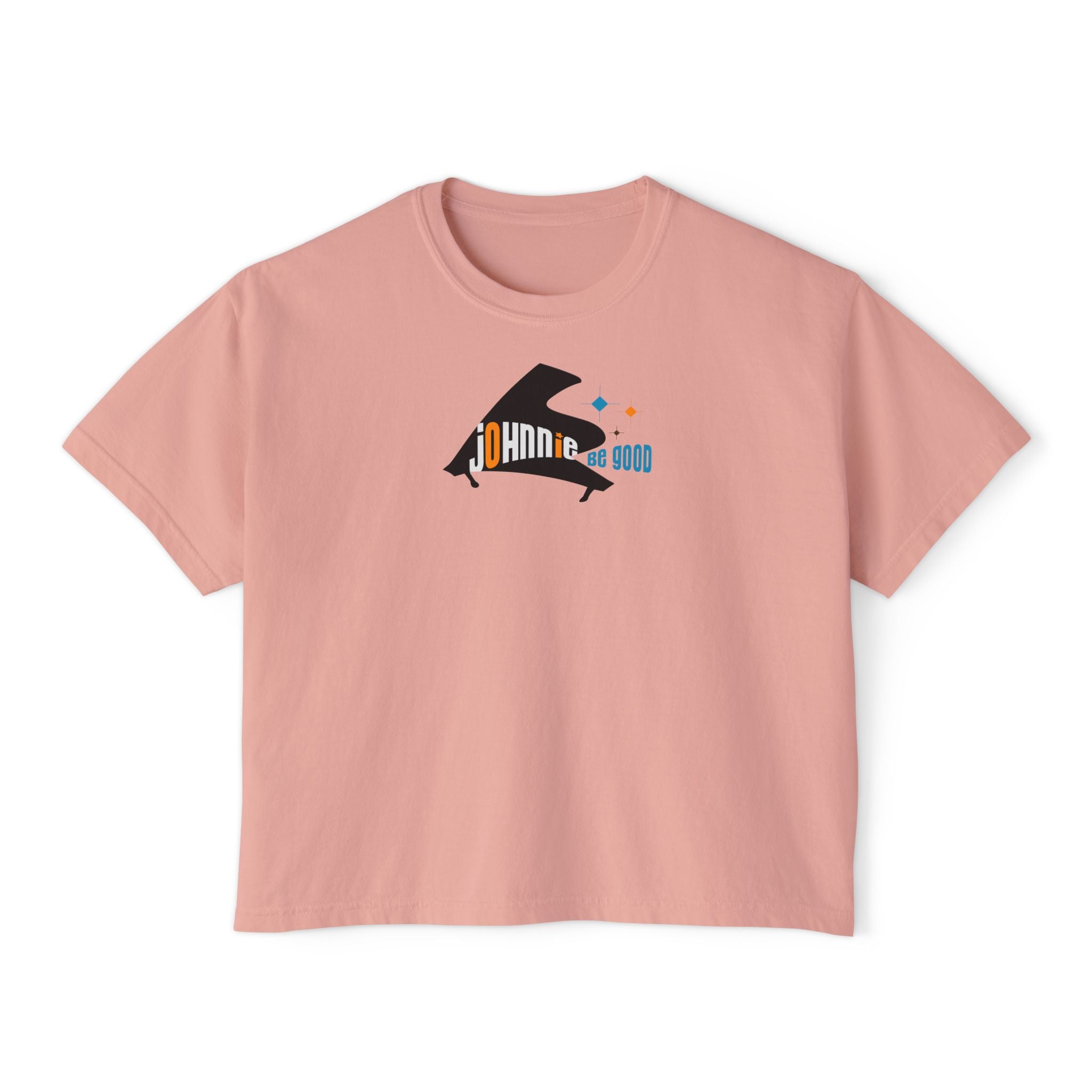 Johnnie Be Good Movie Boxy Tee — 'Johann de Wood' Graphic Tee