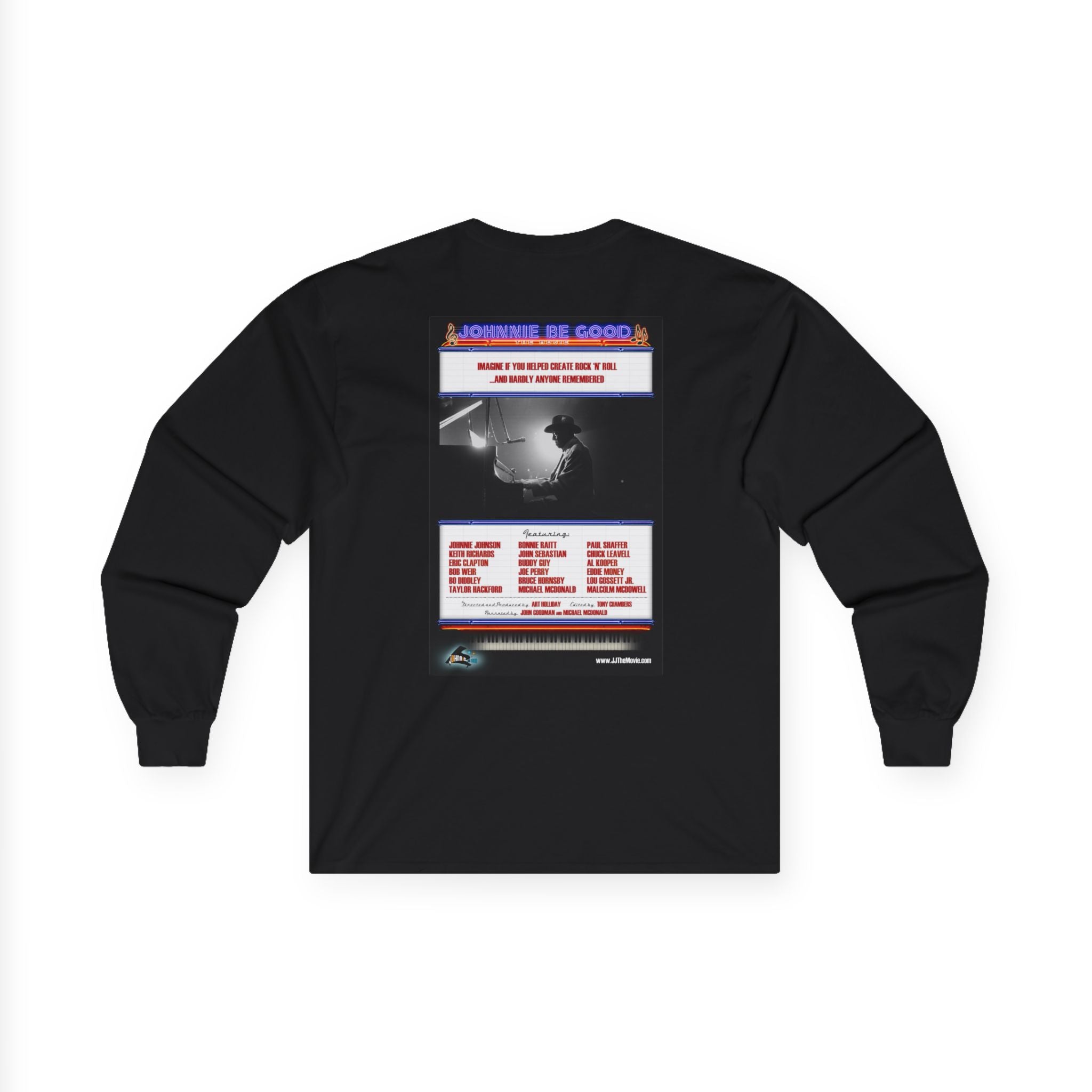 "Johnnie Be Good Documentary" Long Sleeve Tee