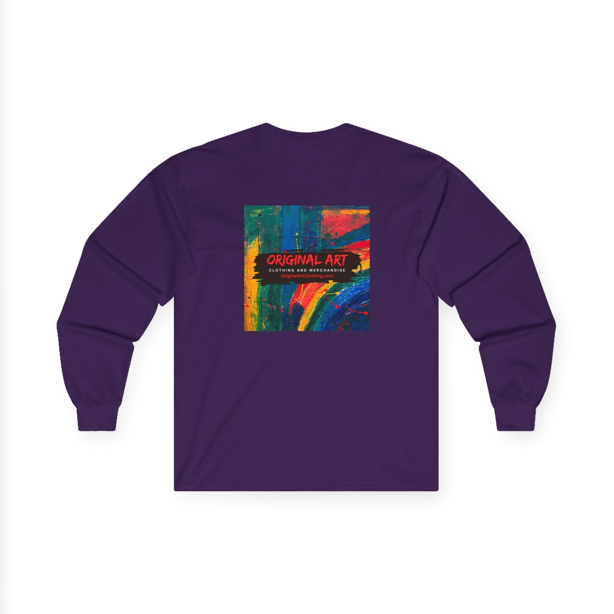 What Up! Long Sleeve Tee — 'Original Art' Graphic Cotton Shirt