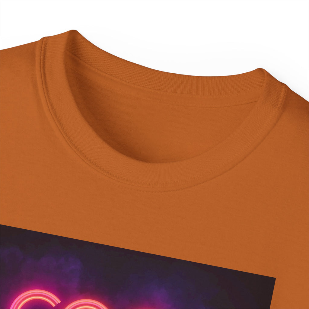 Cool Neon Graphic Tee for Trendy Casual Wear, Retro Vibe Shirt, Gift for Teens, Festival Outfit, Summer Essential