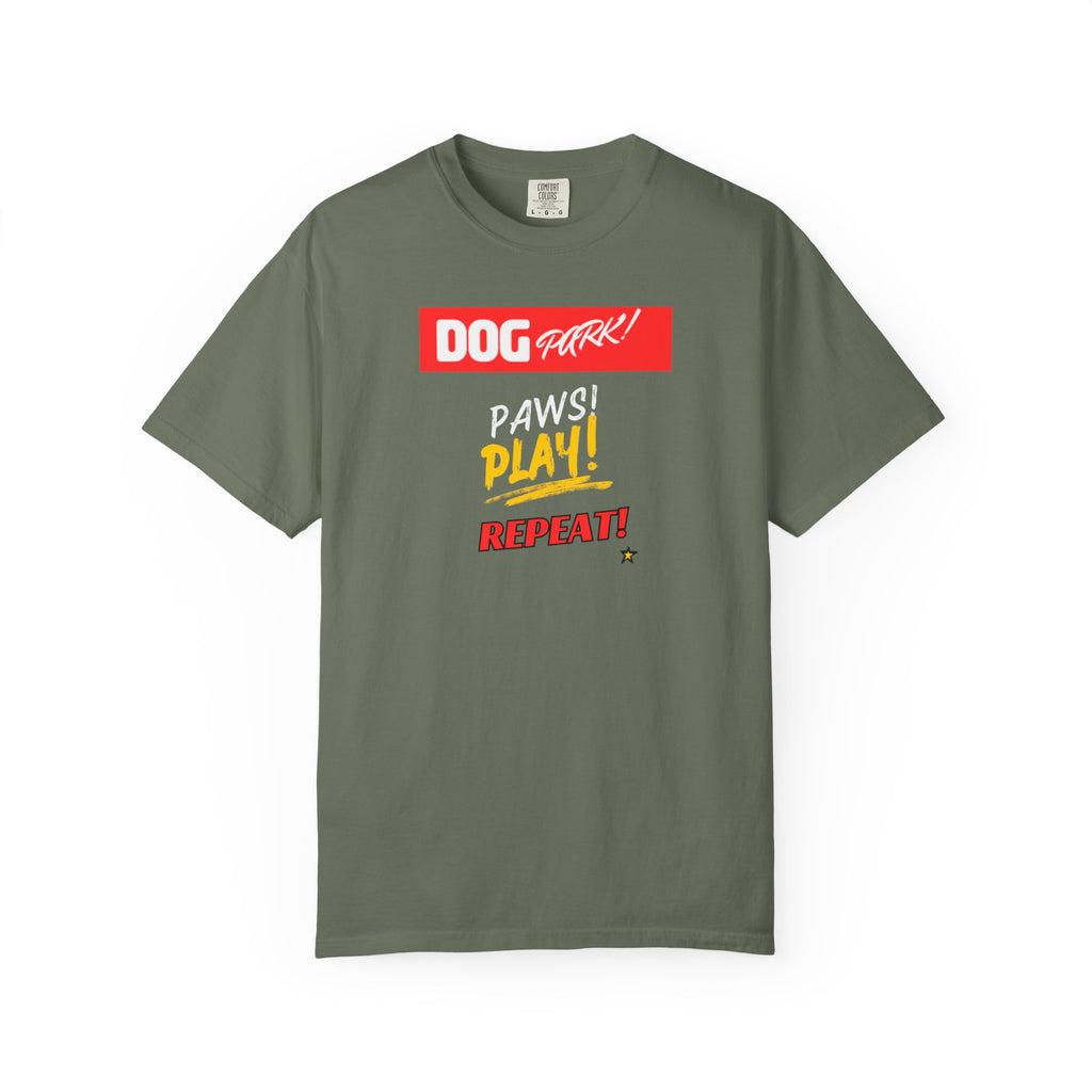 Dog Park Unisex Garment-Dyed T-shirt