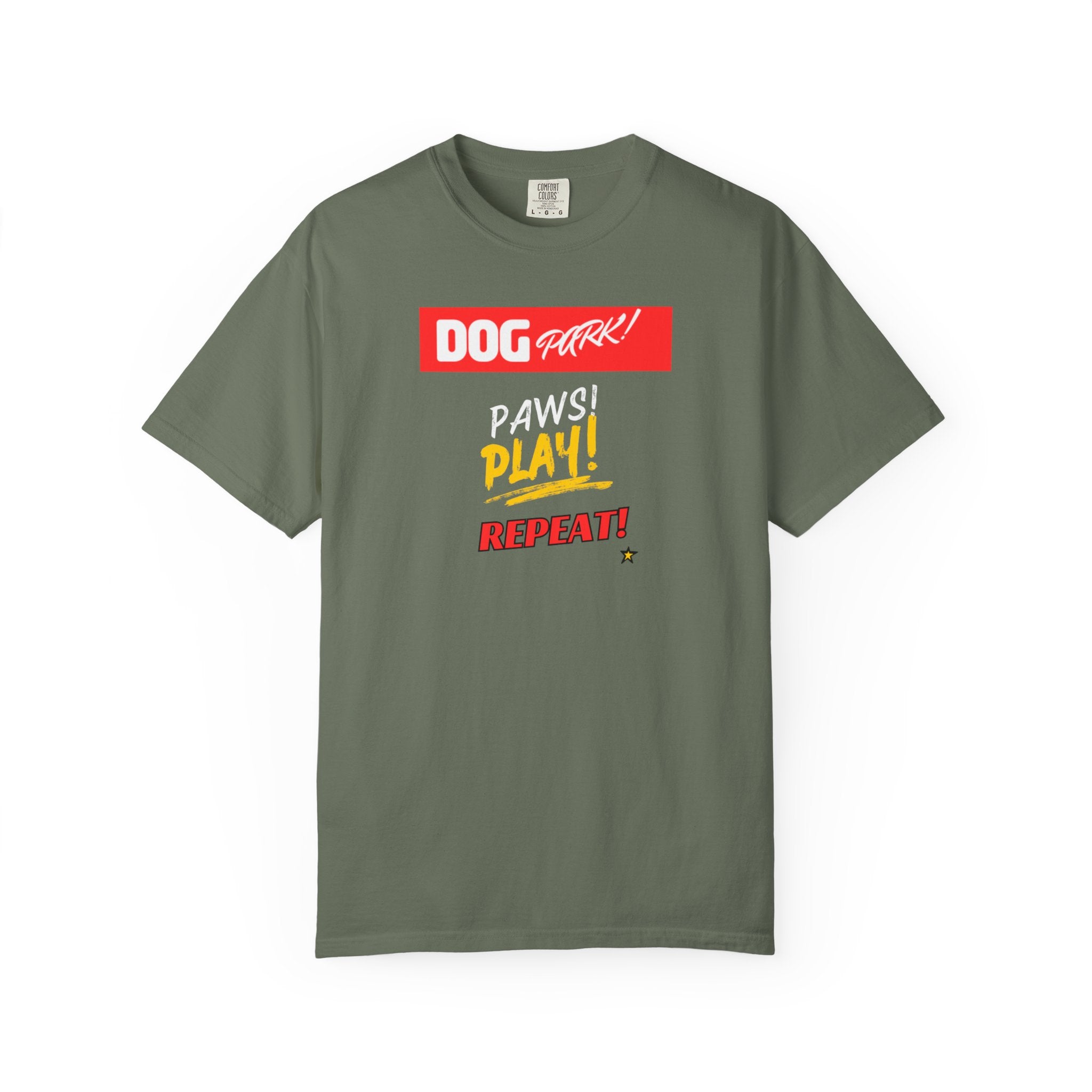 Dog Park Unisex Garment-Dyed T-shirt