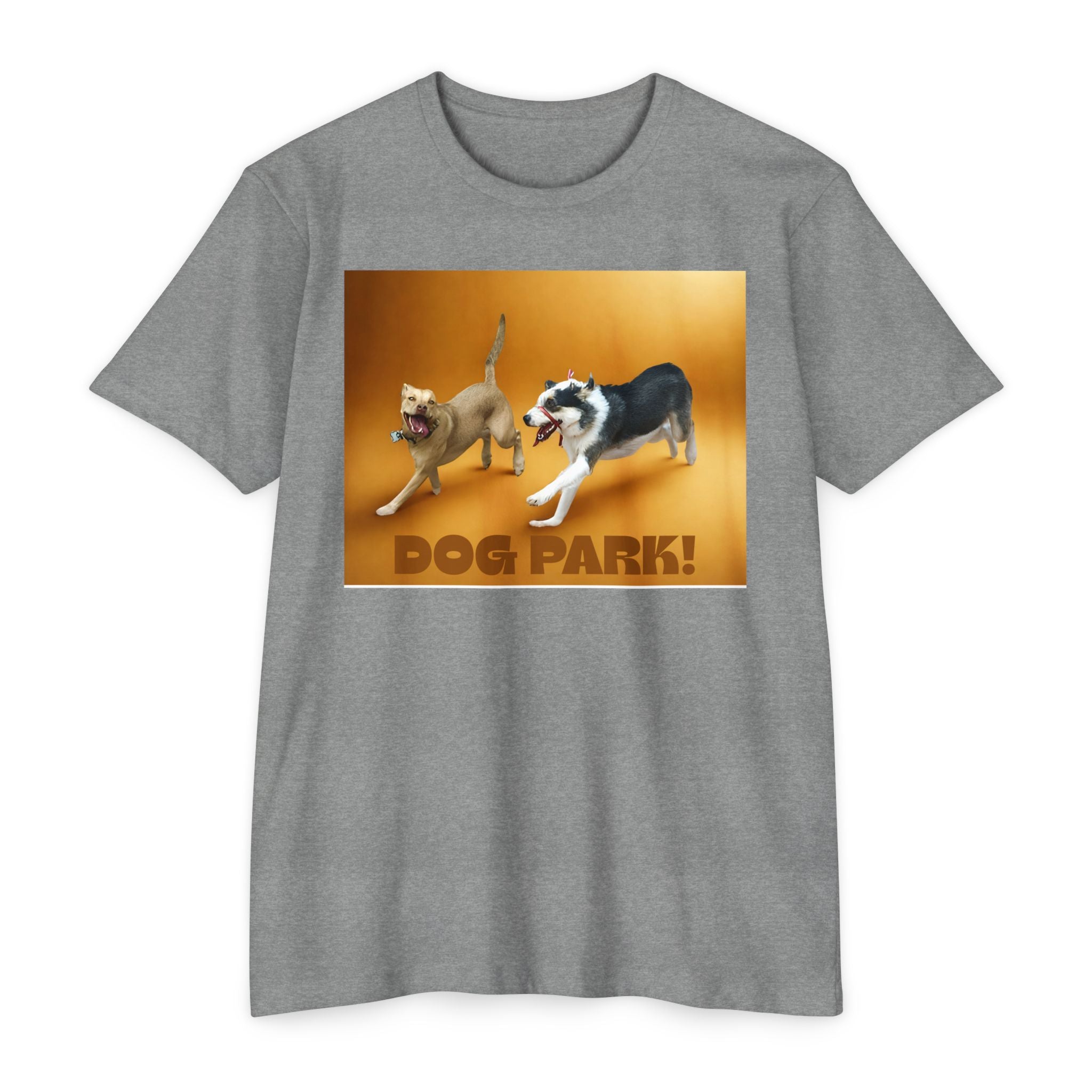 Dog Park Playful Unisex T-Shirt, Pet Lover Tee, Casual Dog Owner Gift, Dog Walking Apparel, Unique Animal Lover Shirt