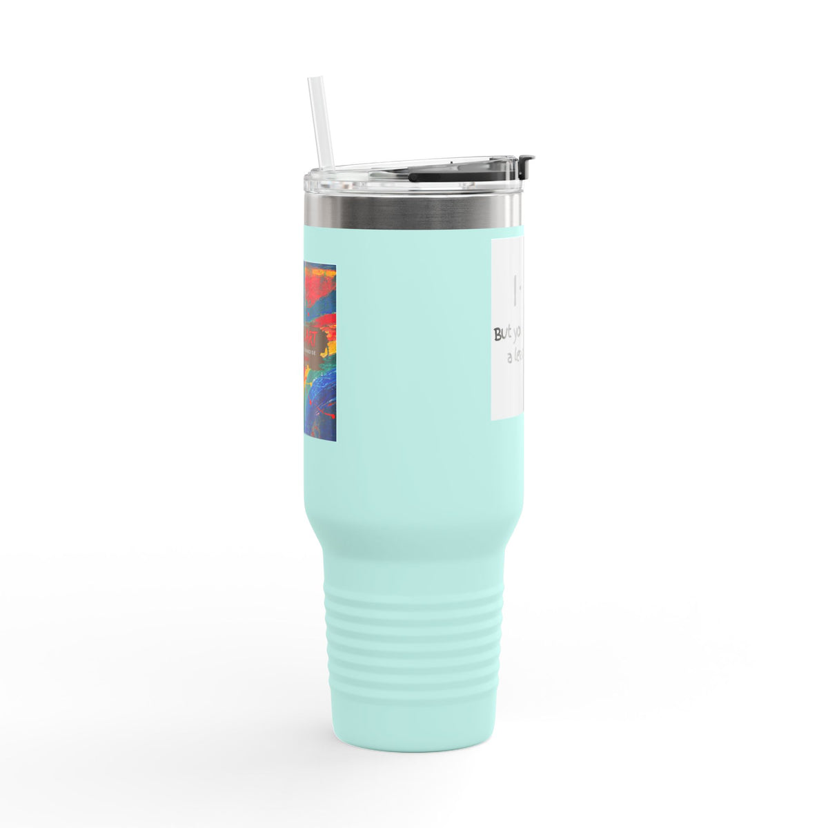 Travel Mug — "I teach. But you may call me a learning ninja." 40oz Insulated Teacher Tumbler
