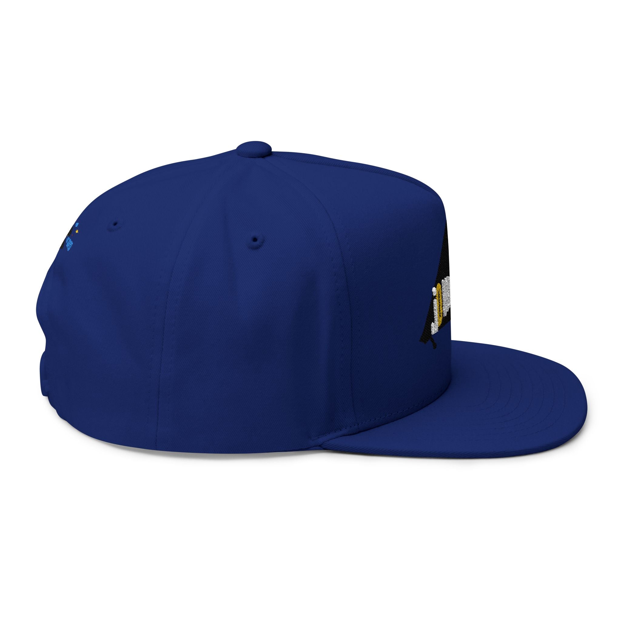 Johnnie Be Good Movie Embroidered Grand Piano Flat Bill Cap