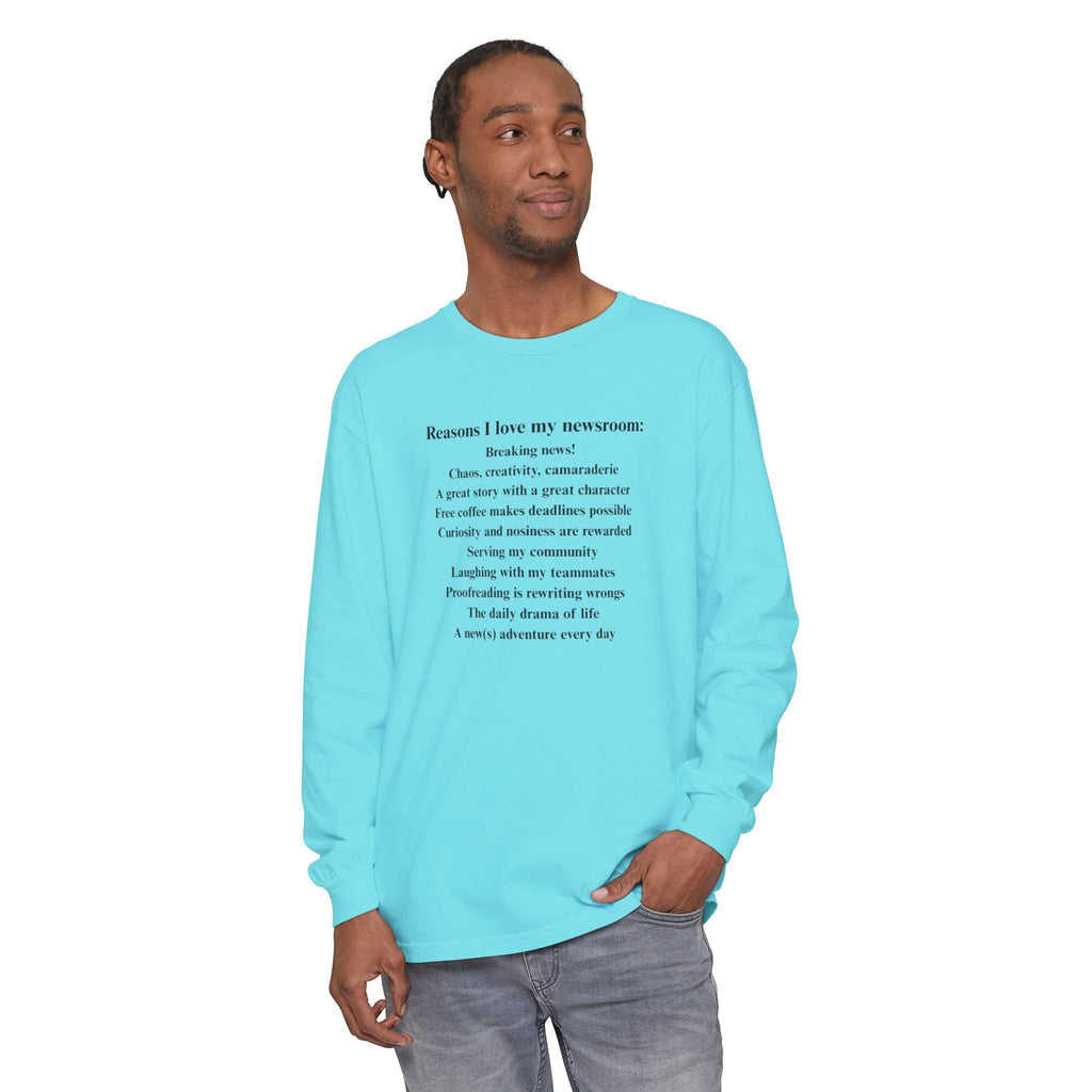 "Reasons I love my newsroom" Fleece Hoodie