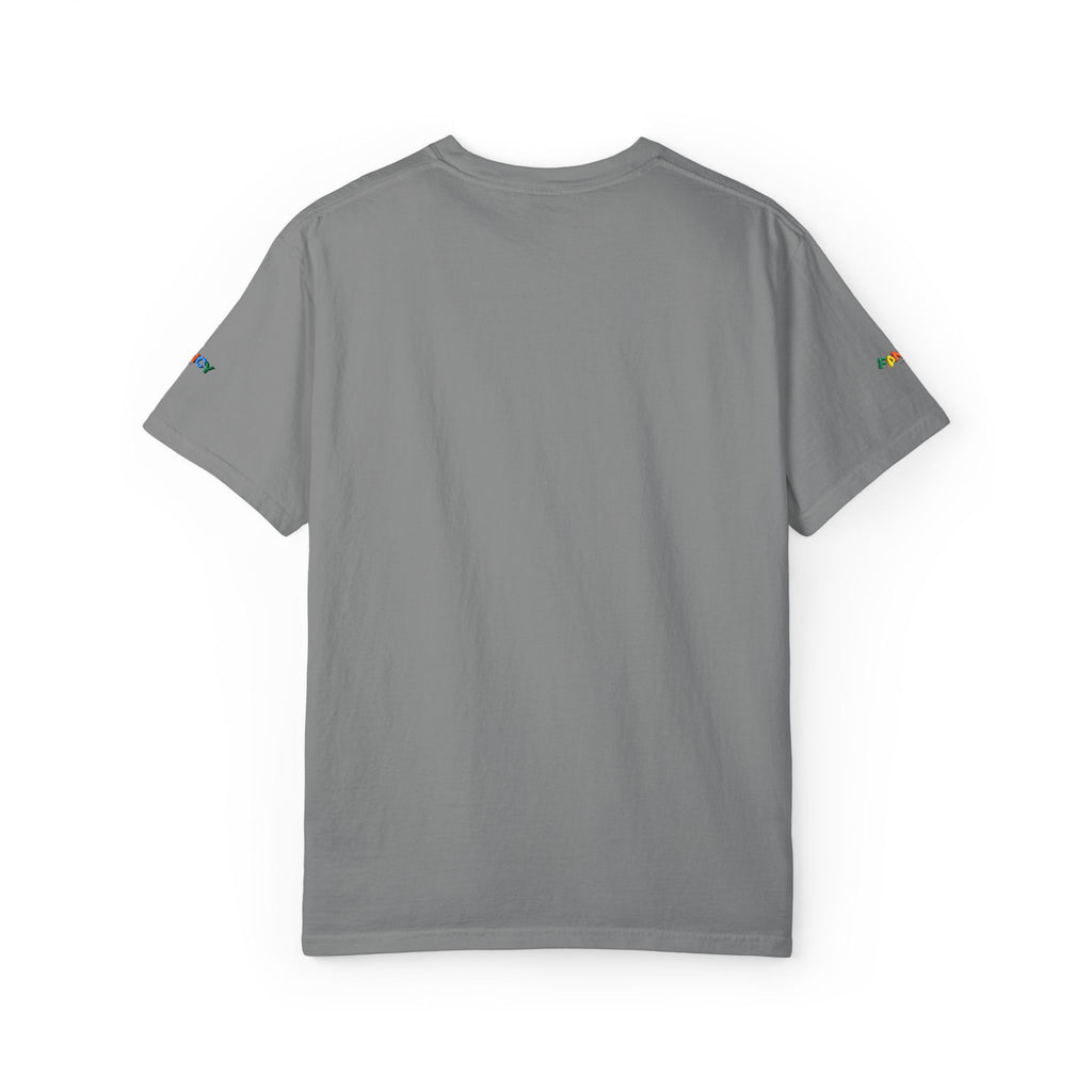 "Fancy" Colorful Logo T-Shirt — Small Chest & Sleeve Graphic