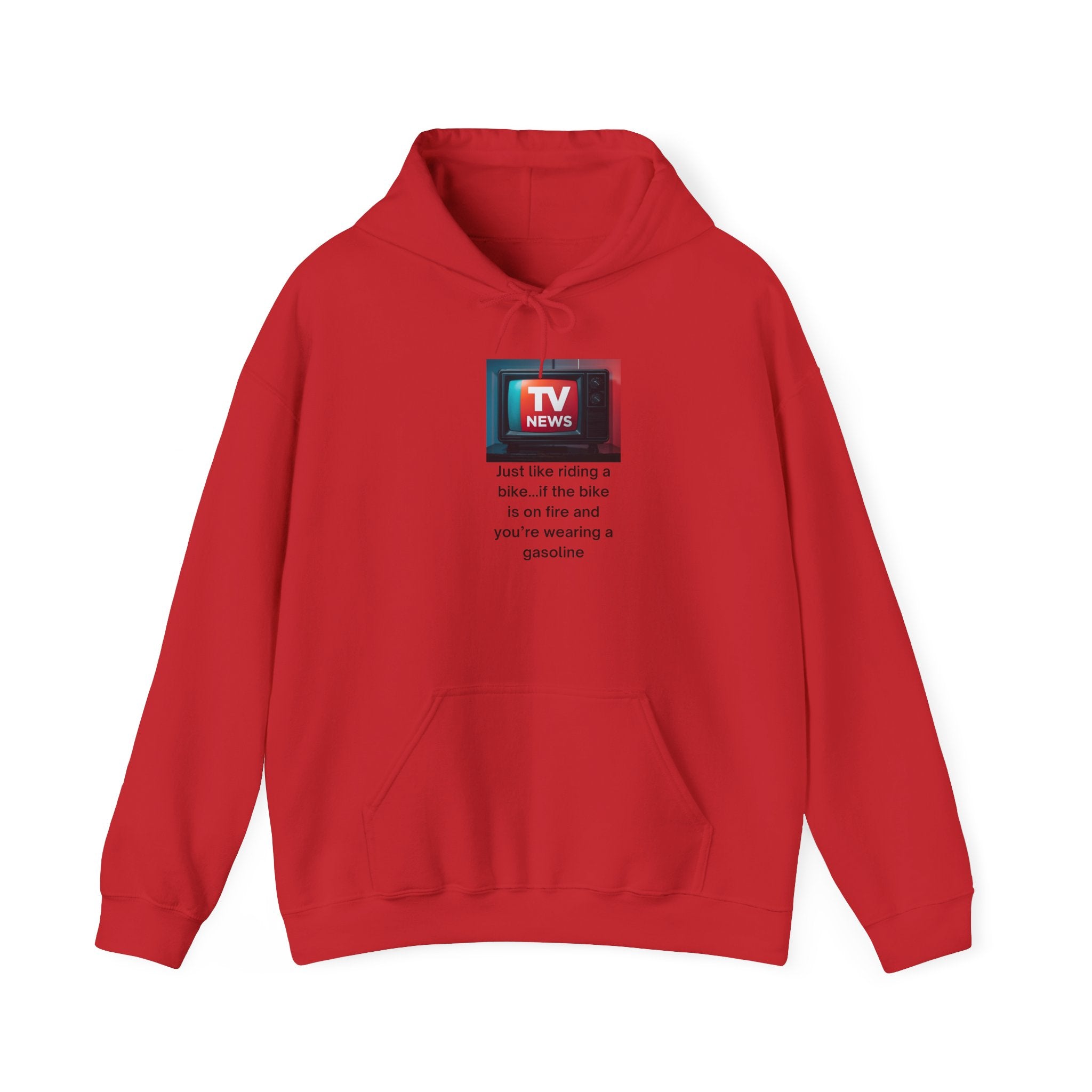 TV News Humor: Unisex Heavy Blend Hoodie