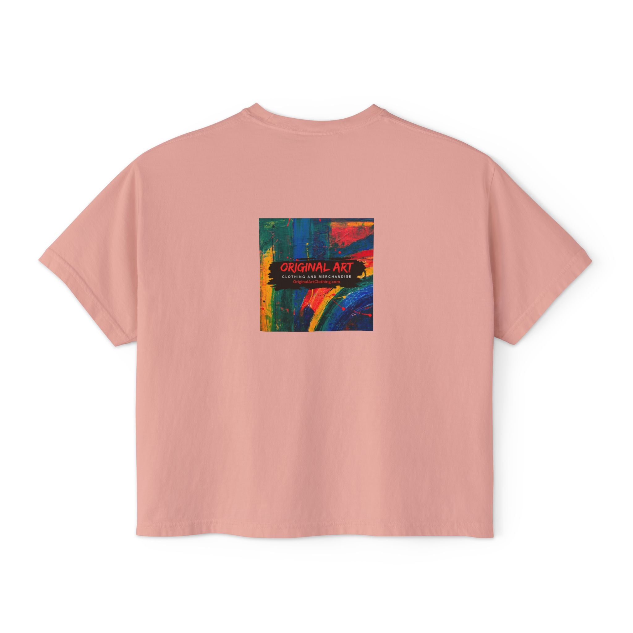 Live Music Is My Jam Boxy Tee — Retro Guitar Graphic Crop Tee