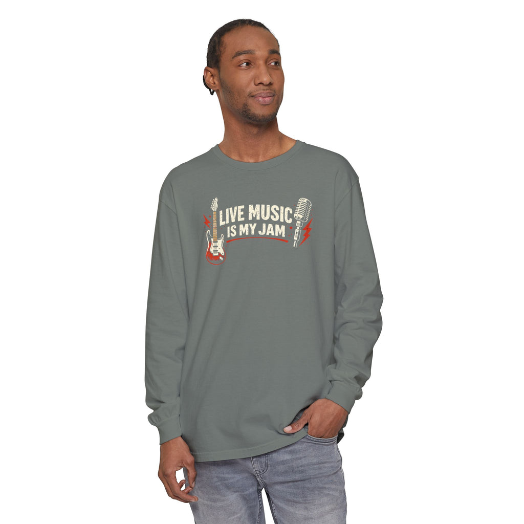 Live Music Is My Jam Long Sleeve Tee