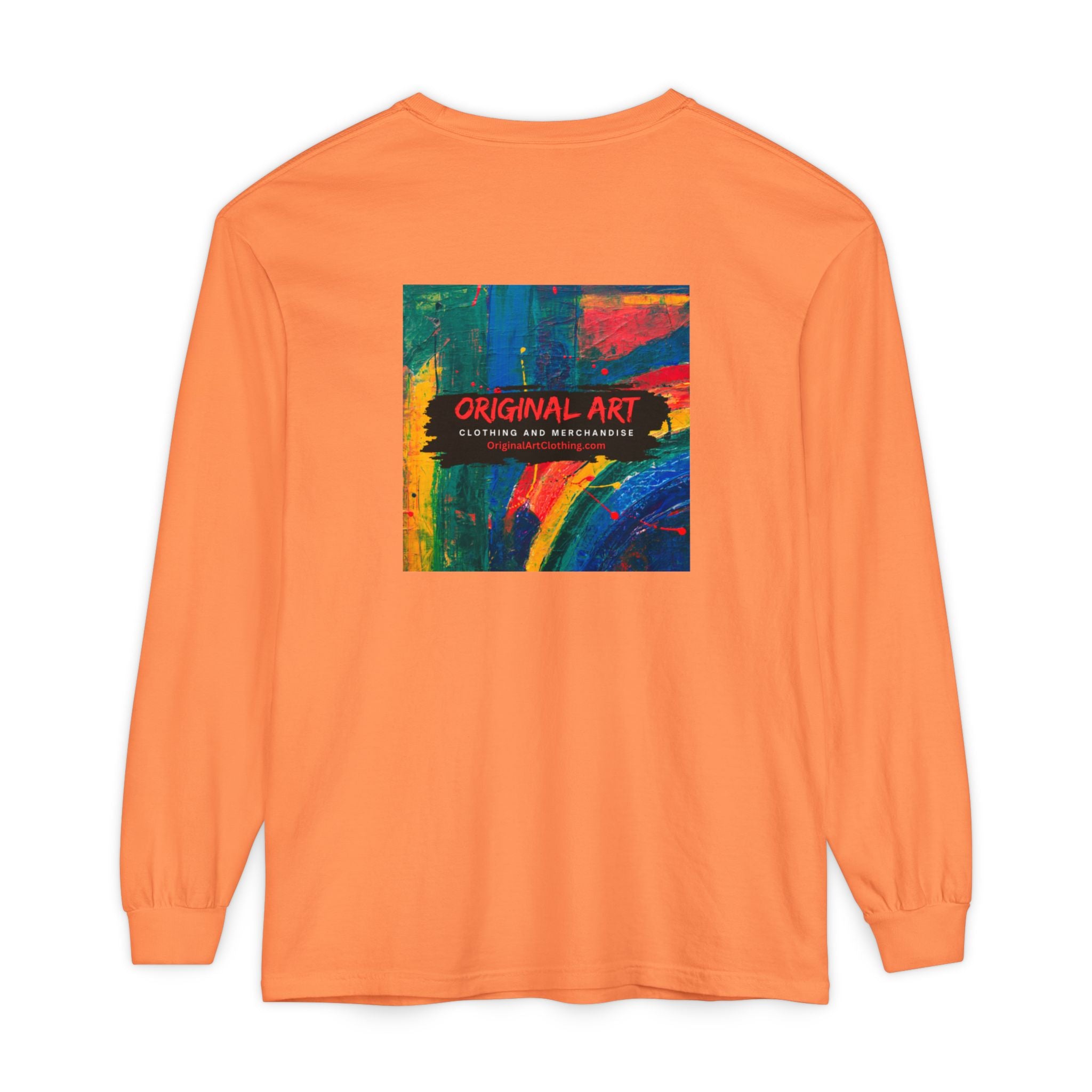 TV News Videographer: Unisex Garment-dyed Long Sleeve T-Shirt