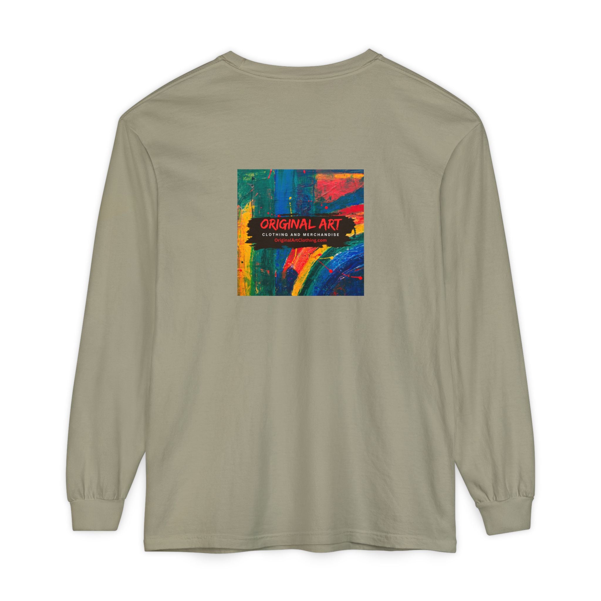 Teacher Long Sleeve Tee — "I teach. I make a difference. Maybe not today, but eventually." — Colorful Back Art
