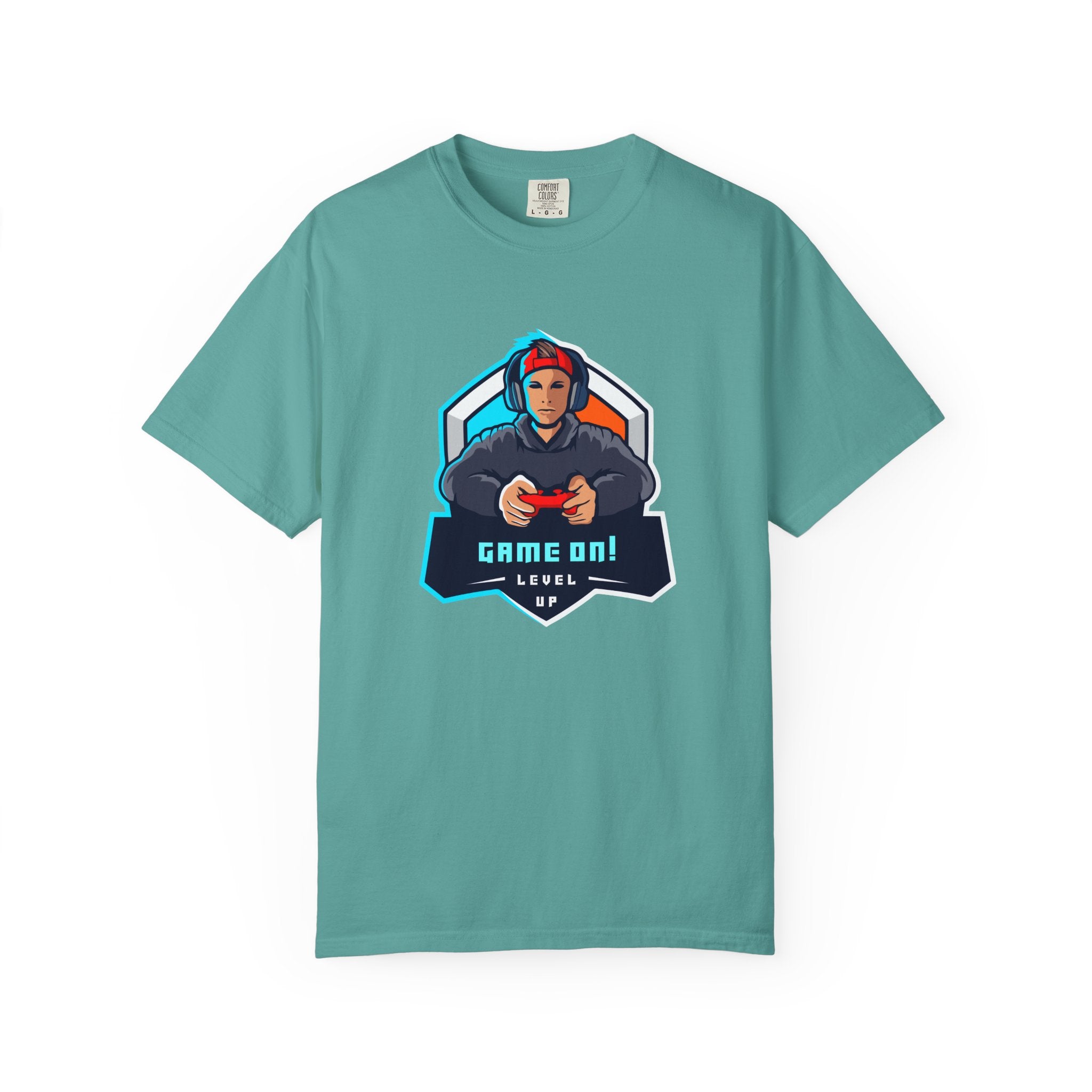 "Game On! Level Up" Graphic Tee Shirt