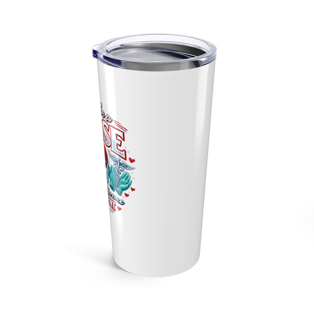 Nurse 20oz Tumbler – "Proud to Be a Nurse" Heartbeat Medical Travel Cup