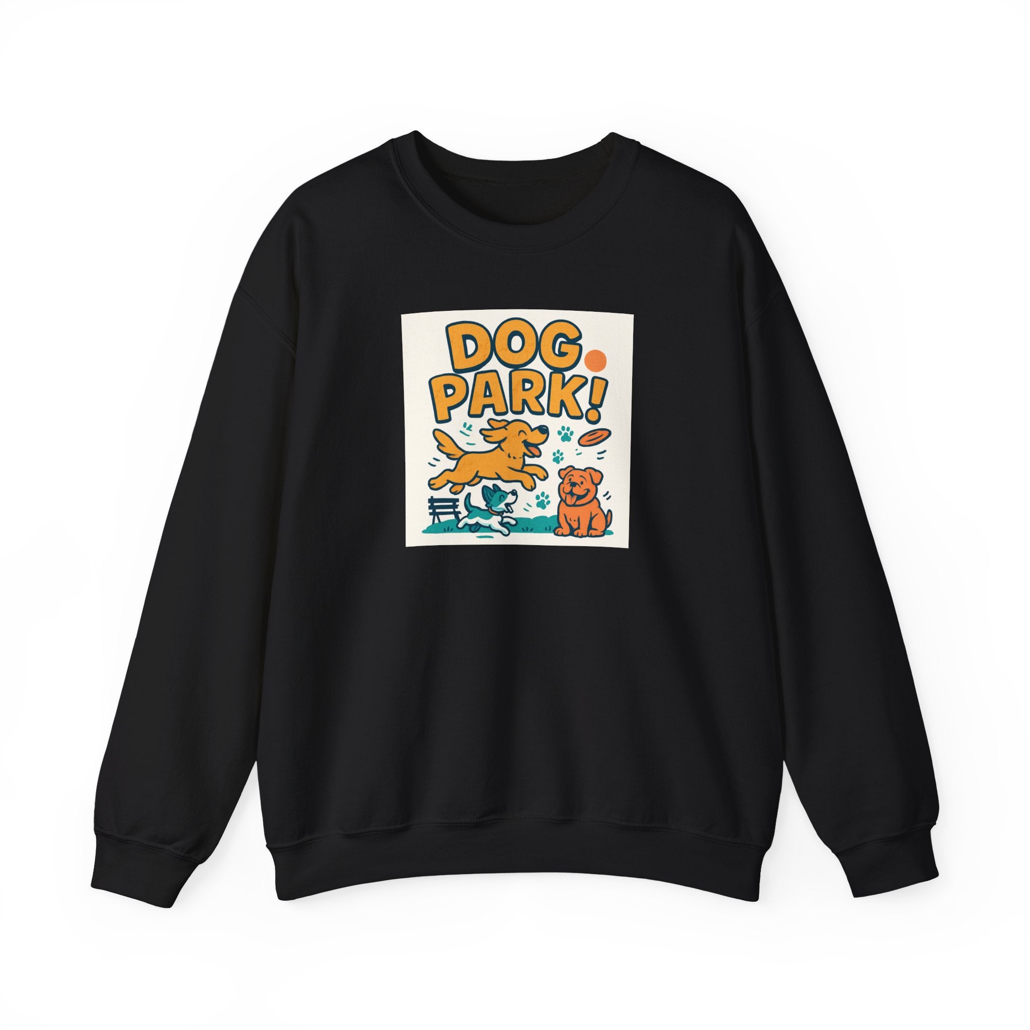 Dog Park Crewneck Sweatshirt - Unisex, Casual Wear, Pet Lover Gift, Outdoor Activities, Cozy Sweatshirt for Dog Owners