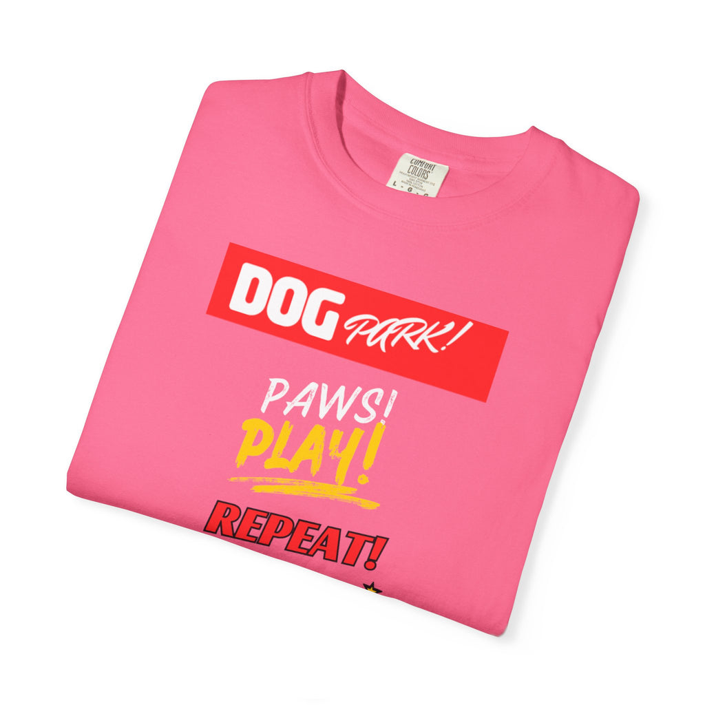 Dog Park Unisex Garment-Dyed T-shirt