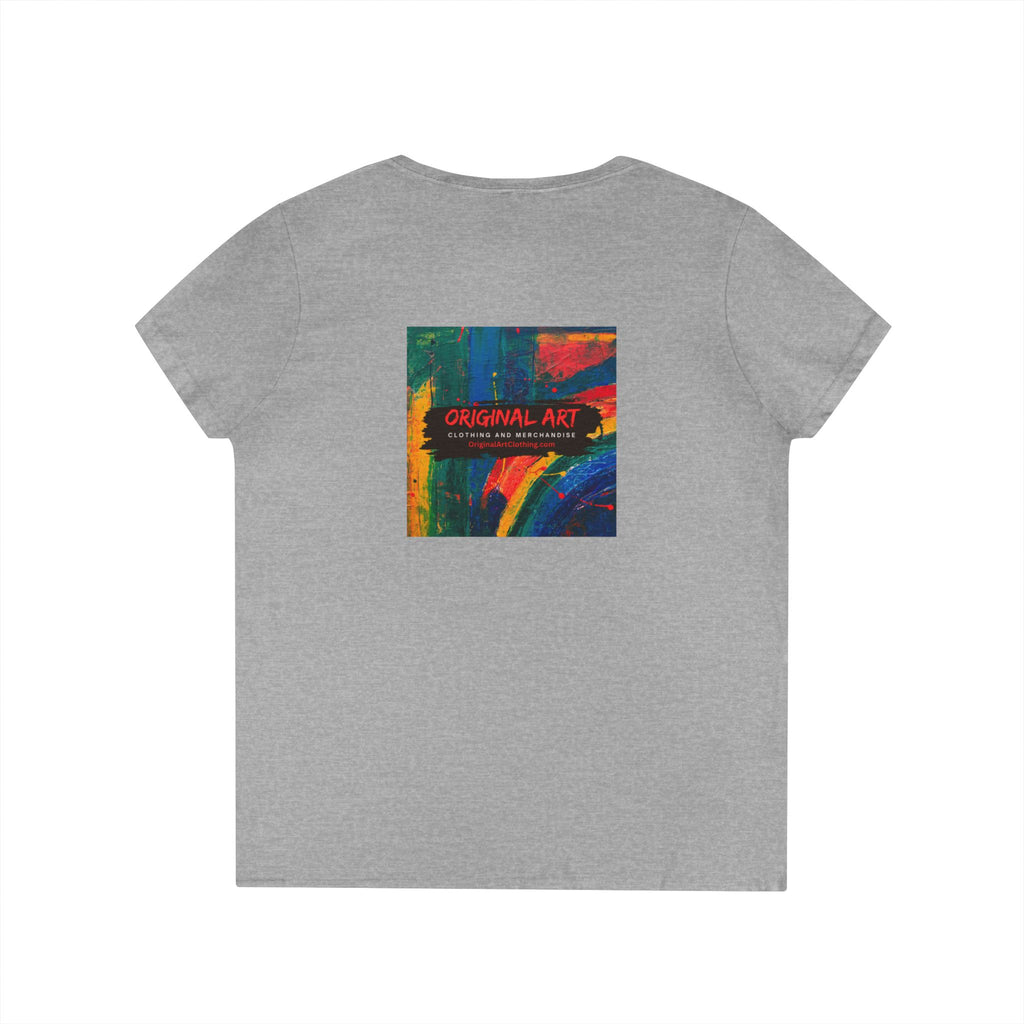 Crazy Bitch Bingo Ladies' V-Neck T-Shirt — Funny Bingo Tee for Women