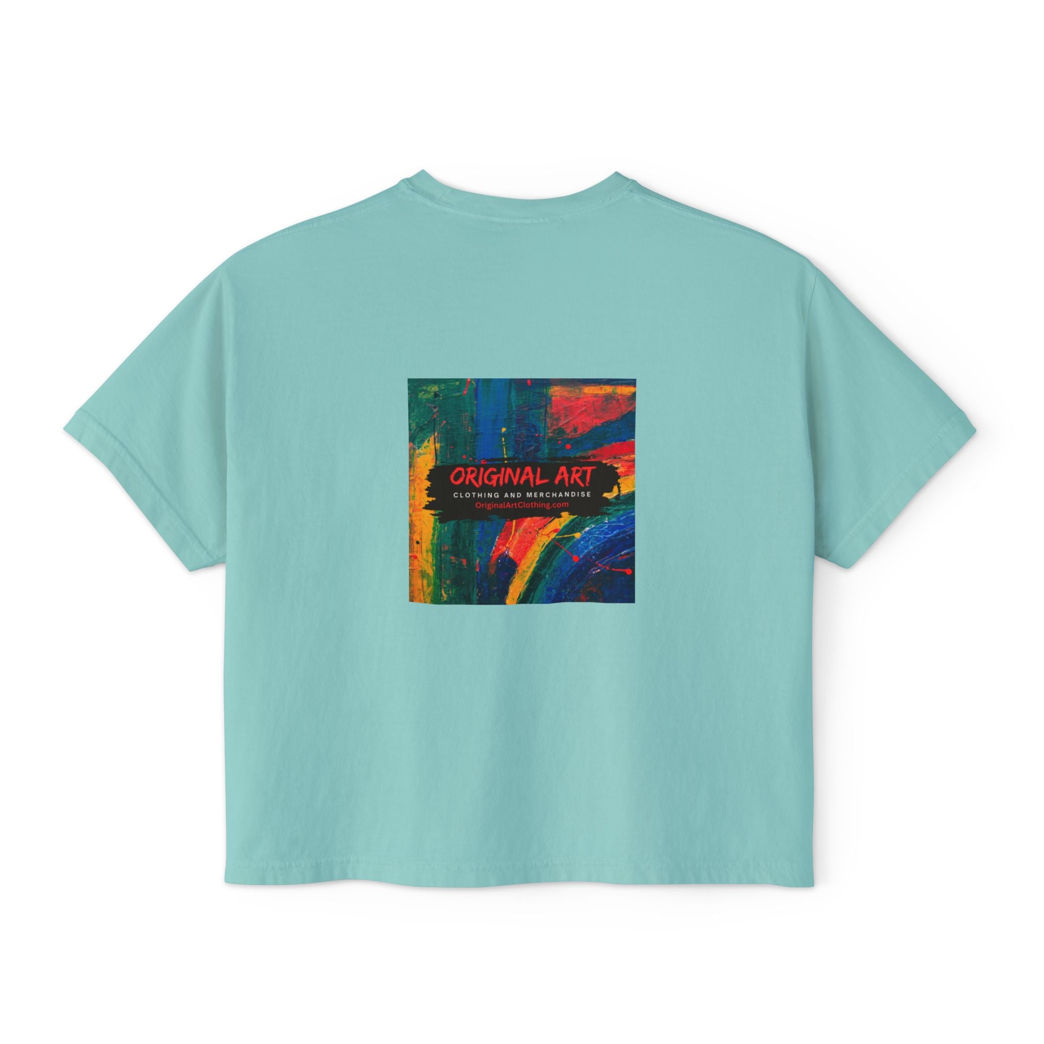 Crazy Bitch Bingo Women's Boxy Tee — Funny Bingo Graphic Crop Shirt