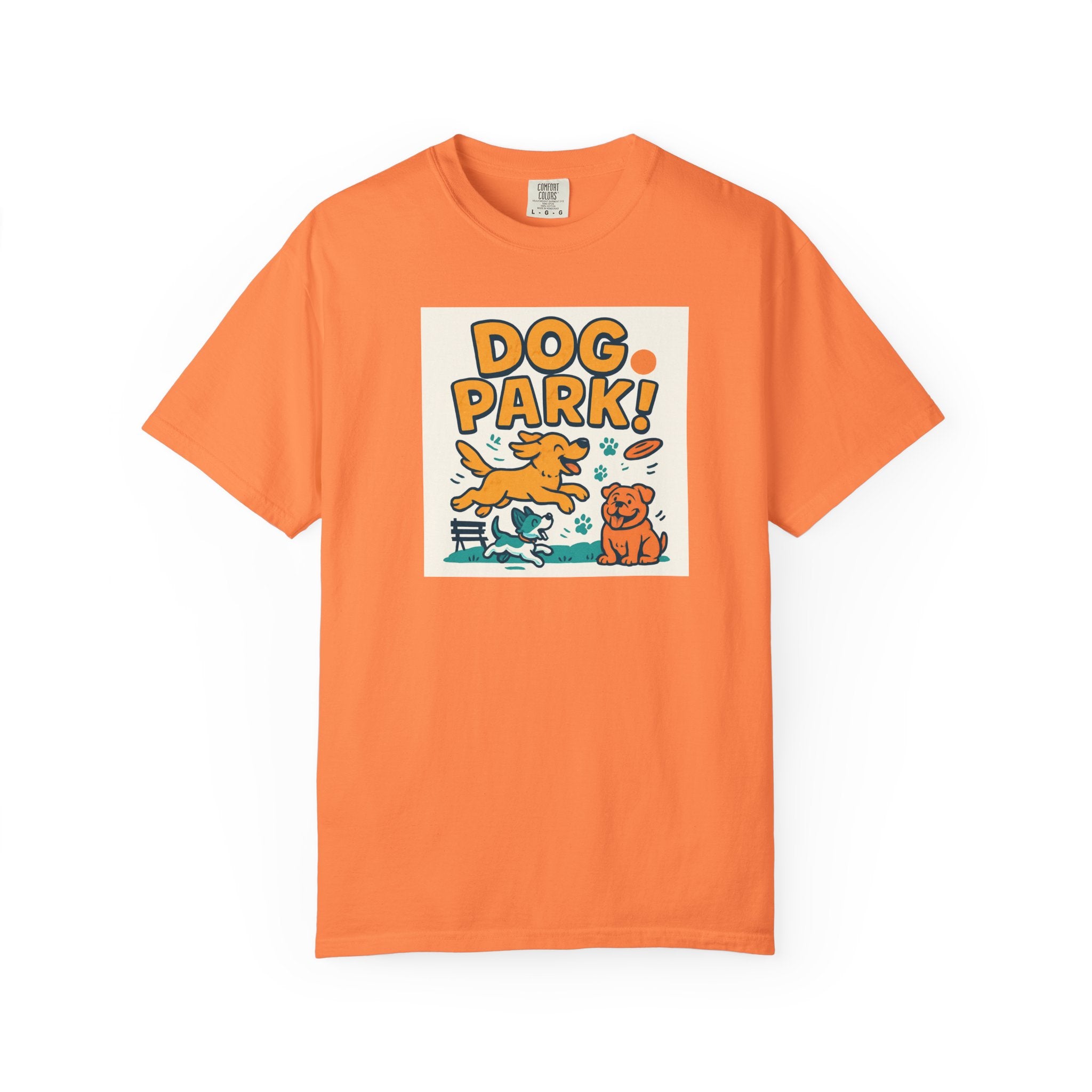 Playful Dog Park Unisex T-shirt, Dog Lover Gift, Pet Themed Apparel, Gift for Dog Owners, Fun Summer Tee