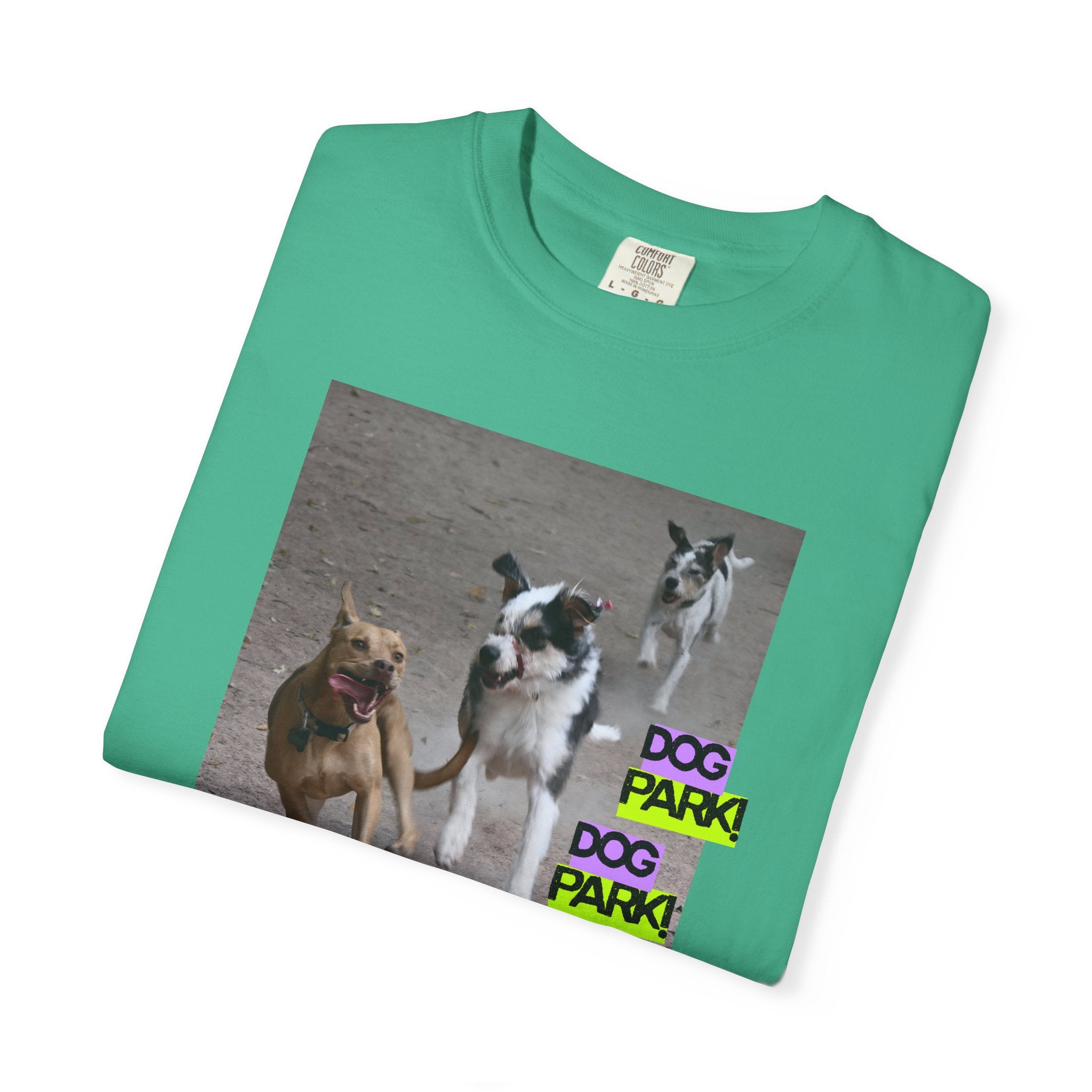 Dog Park Graphic Tee | Fun Pet Lover Shirt, Casual Dog Parent Apparel, Unique Gift for Dog Owners, Animal Lover Fashion