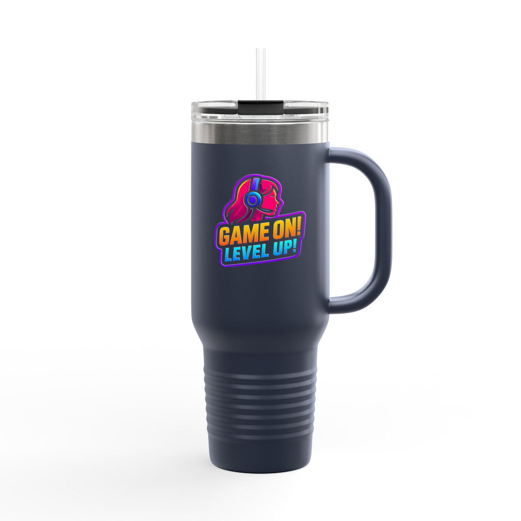 Game On! Level Up 40oz Insulated Travel Mug