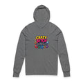 Crazy Bitch Bingo Hooded Long Sleeve Tee — Funny Bingo Shirt with Colorful Back Art