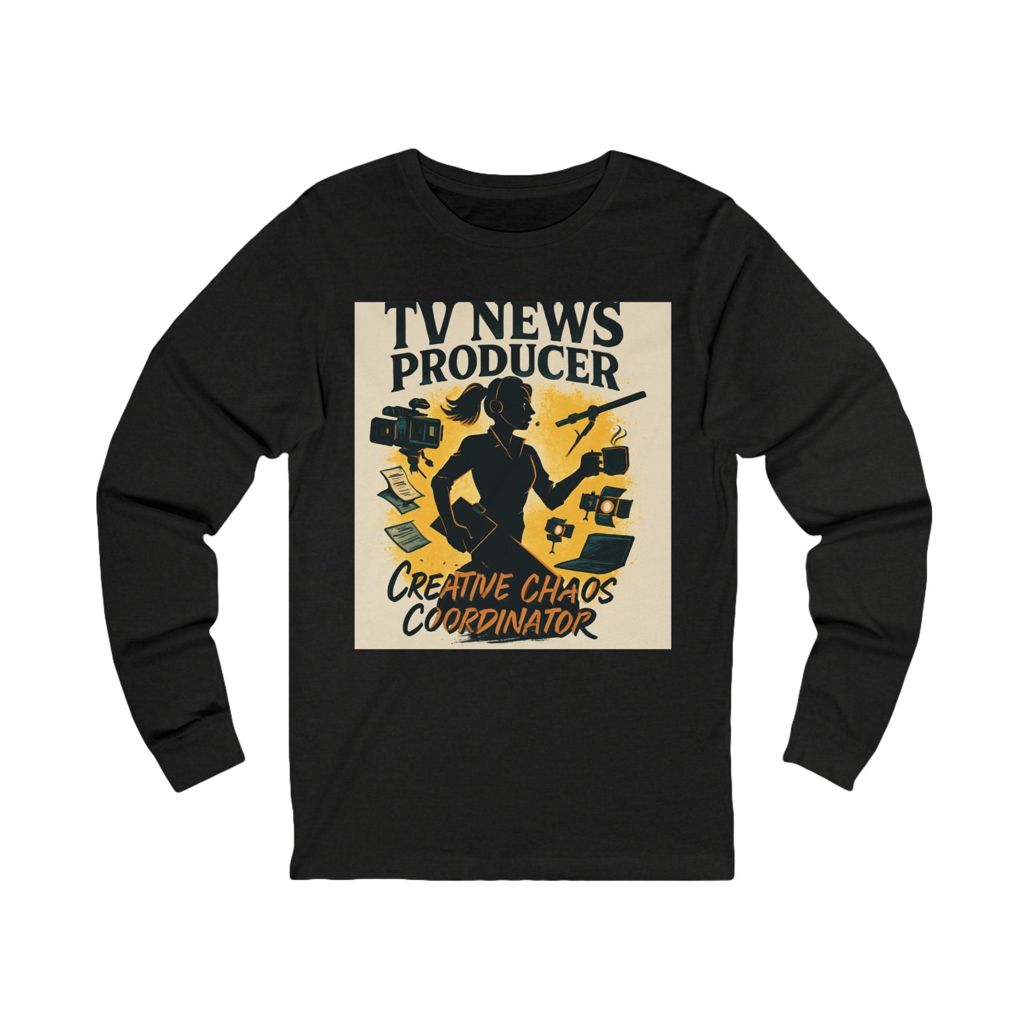 TV News Producer Unisex Jersey Long Sleeve Tee