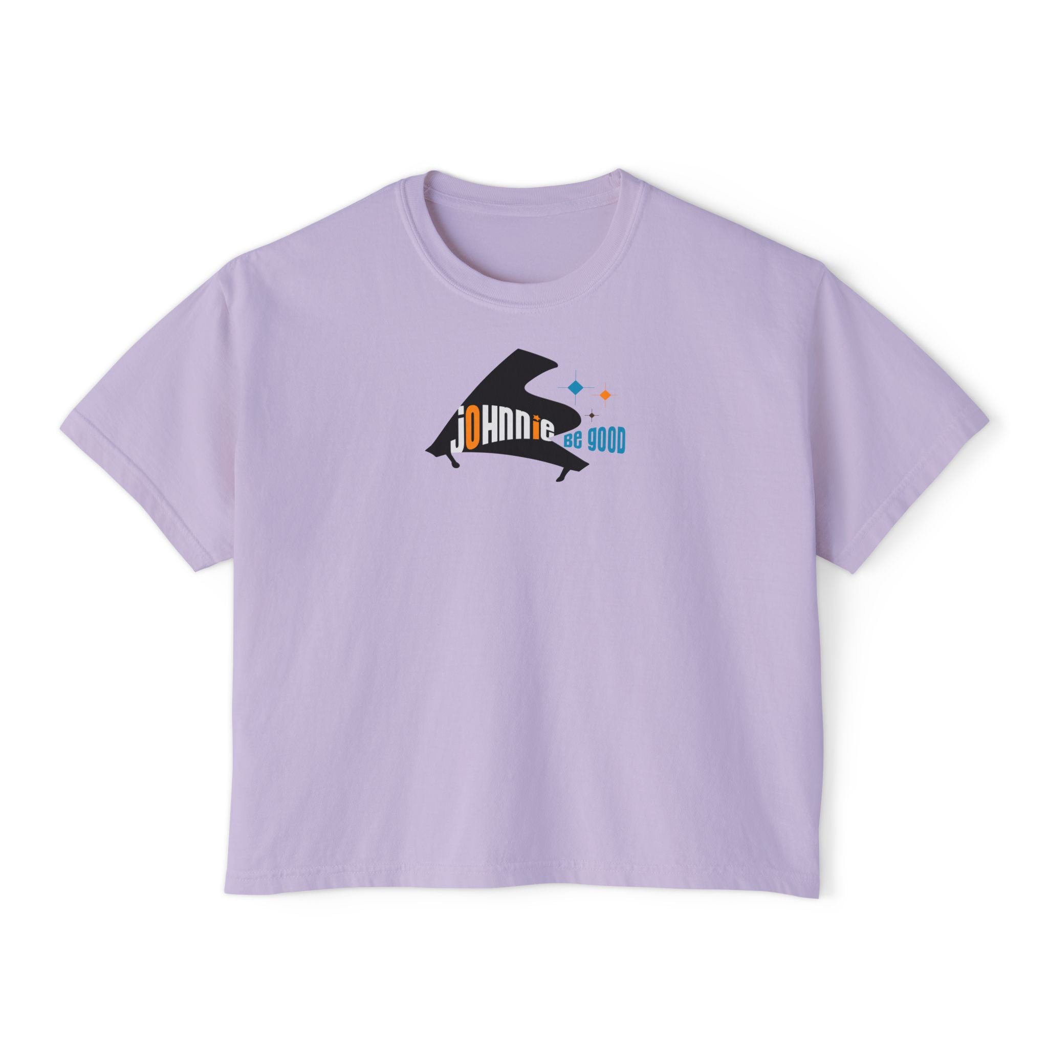 Johnnie Be Good Movie Boxy Tee — 'Johann de Wood' Graphic Tee