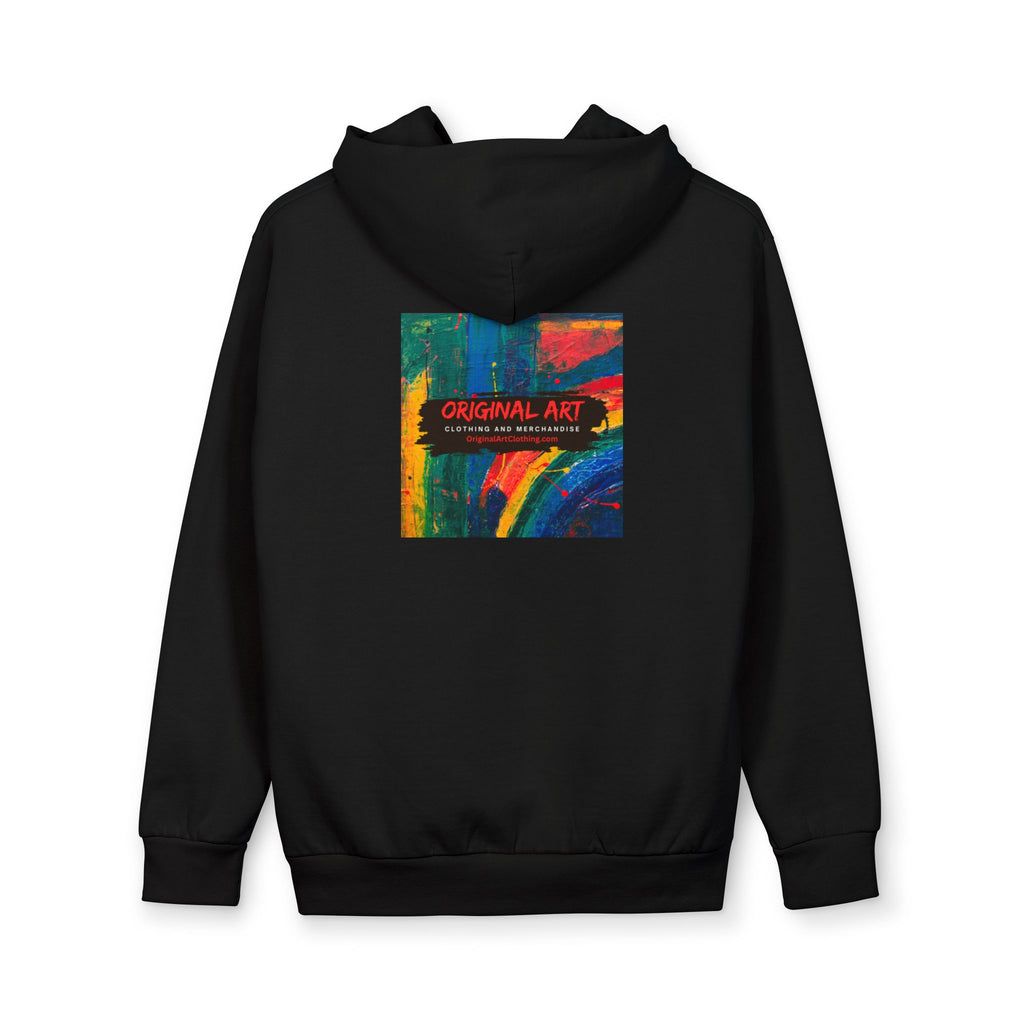 "Fiya" Flame Hoodie — Graphic Streetwear Pullover with 'FIYA' Fire Logo