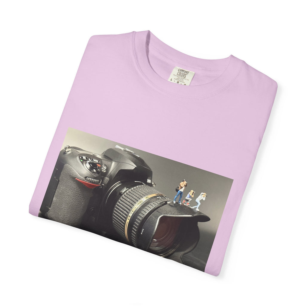 Patience & Focus Camera Tee — Photographer Inspirational Graphic T-Shirt